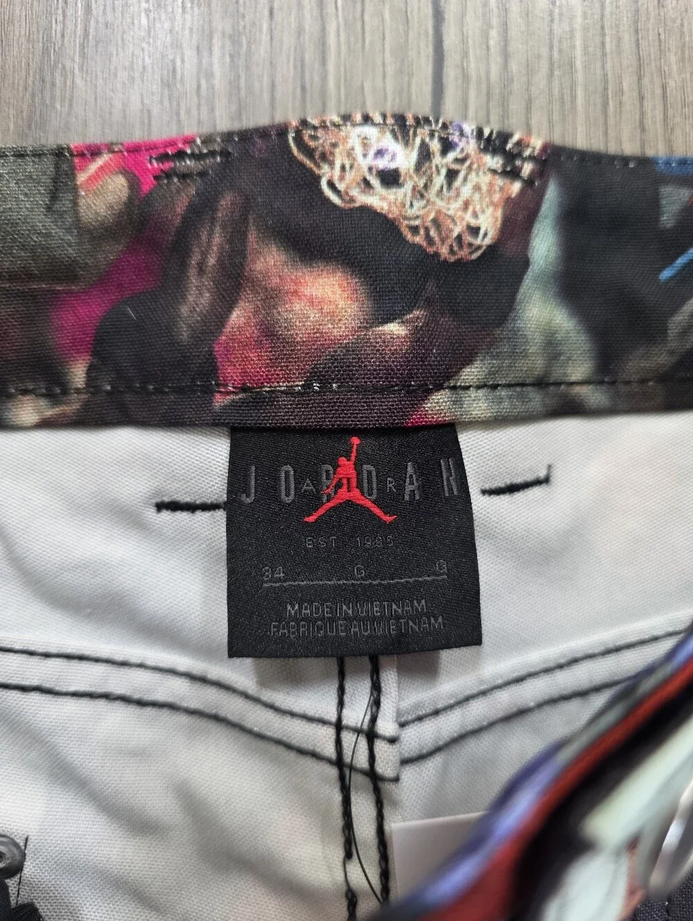 Jordan Flight AOP Woven Pants Mens Size 34 & 36